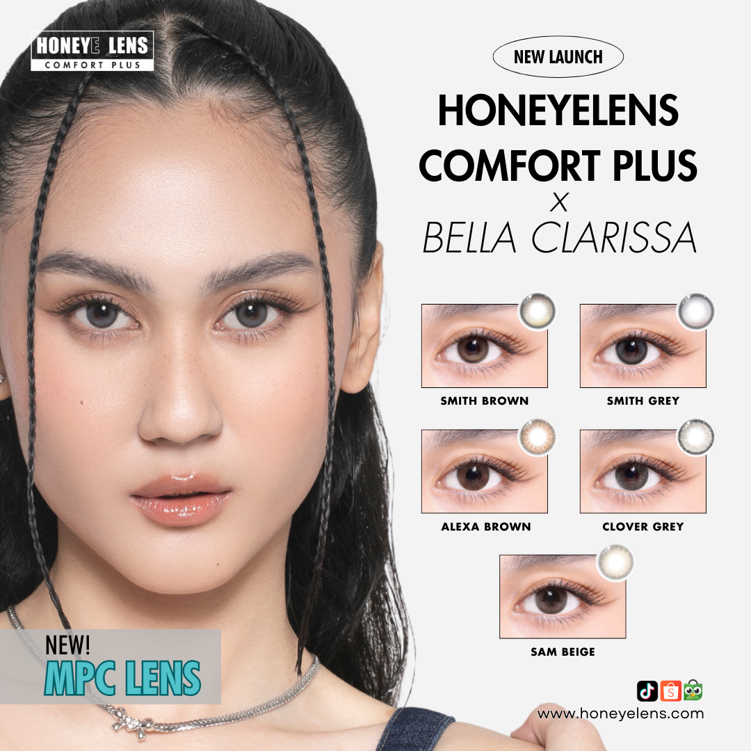 Honeyelens Comfort Plus x Bella Clarissa: Kolaborasi Softlens Paling Edgy dan Fun Tahun Ini!