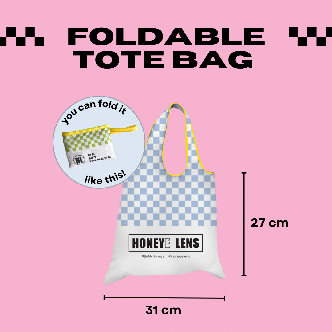 Honeyelens Foldable Tote Bag